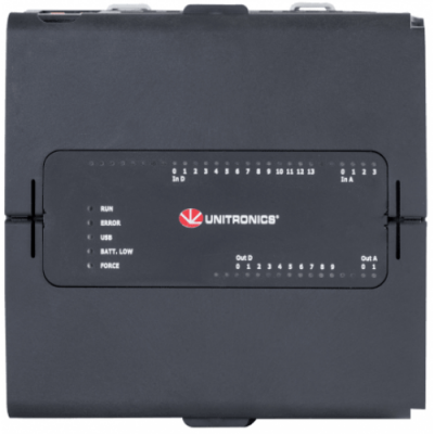 USC-B5-RA28 Контроллер UniStream Стандарт 24 VDC, 14DI (из них 2 High speed) 2AI, 2TC, 8RO, 2AO. Unitronics