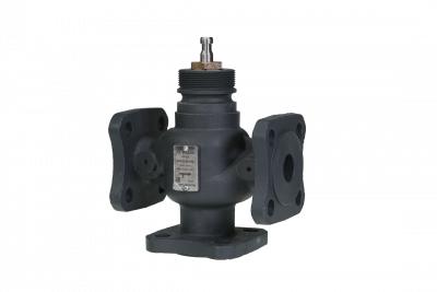 Клапан регулирующий, трехходовой, седельный, фланцевый Ридан VF-3R DN 15, Kvs 1,6